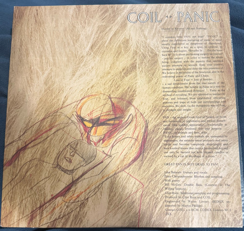 Coil - Panic/Tainted Love (1985 UK Textured NM/VG+)