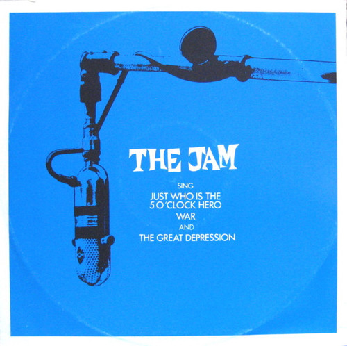 The Jam – Just Who Is The 5 O'Clock Hero / War / The Great Depression (3 track 12 inch EP used Netherlands 1982 NM-/VG+)