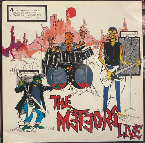 The Meteors — The Meteors Live (UK 1985 Reissue, EX/VG+)