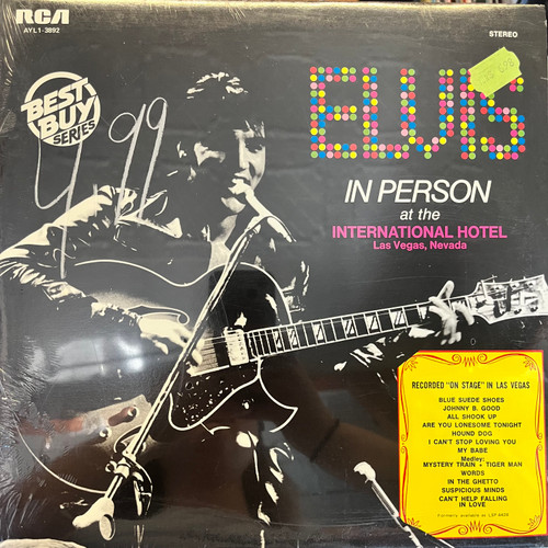 Elvis Presley - Elvis In Person At The International Hotel (1981 Canada Sealed)