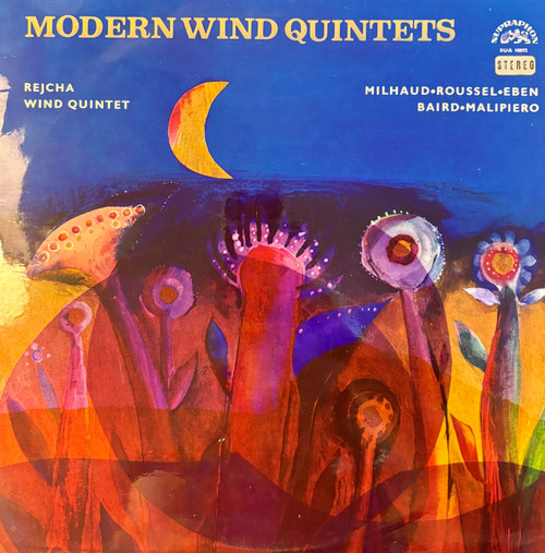 Darius Milhaud - Moderní Dechové Komorní Skladby (1972 Czechoslovakia, NM/VG)