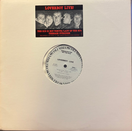 Loverboy - Loverboy Live! (1981 US, 12” Promo, VG+/VG+)