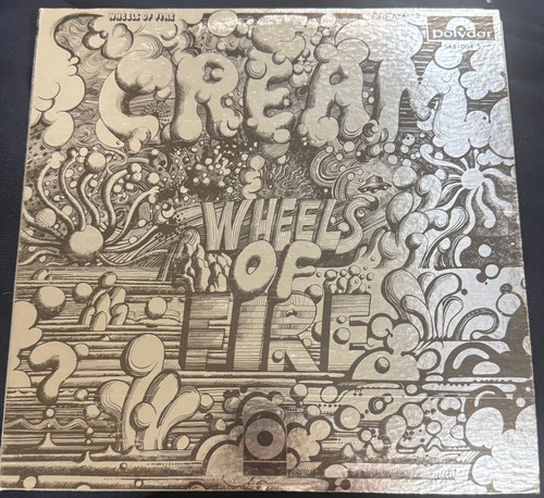 Cream - Wheels of Fire (1968 Gatefold Cover is EX- Vinyl is VG+)