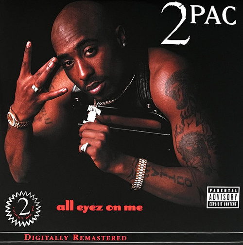 2Pac – All Eyez On Me (4LPs used US 2001 remastered reissue in gatefold jacket on 180 gm vinyl VG+/VG+)