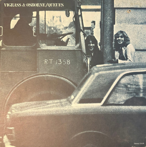 Vigrass & Osborne - Queues (1972 Canada, Tri-fold cover, Includes insert, Hole punch, EX/VG)