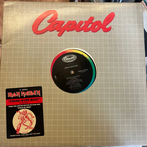 Iron Maiden - Cross-Eyed Mary (1983 US 12” Single - EX-/VG)