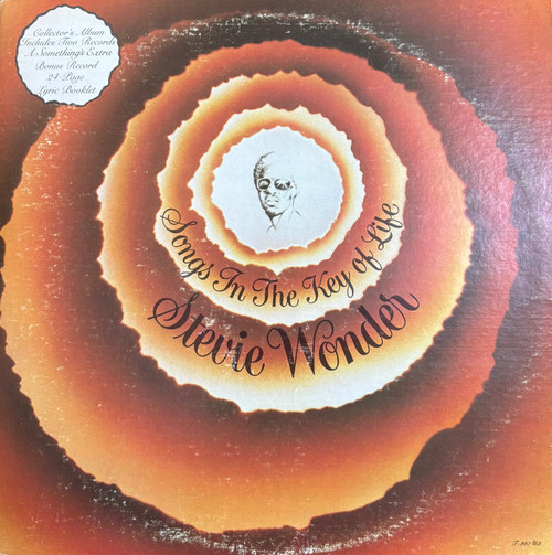 Stevie Wonder - Songs In The Key Of Life (1976 Canada, 2XLP, Includes 7” single & 24-page lyric book, VG+/VG-)