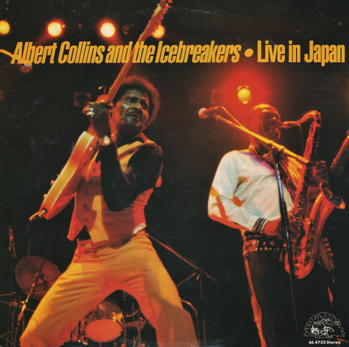 Albert Collins And The Icebreakers – Live In Japan (LP used US 1984 VG+/VG+)
