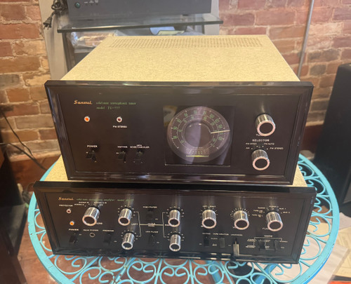 Sansui AU-777 Integrated Amplifier and TU-777  Tuner Original Boxes/ Serviced
