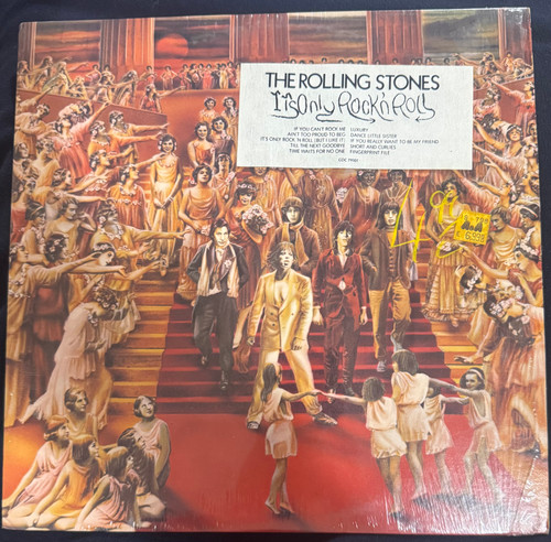 The Rolling Stones - It’s Only Rock n’ Roll (1974 EX/EX in open Shrink with Hype Sticker)