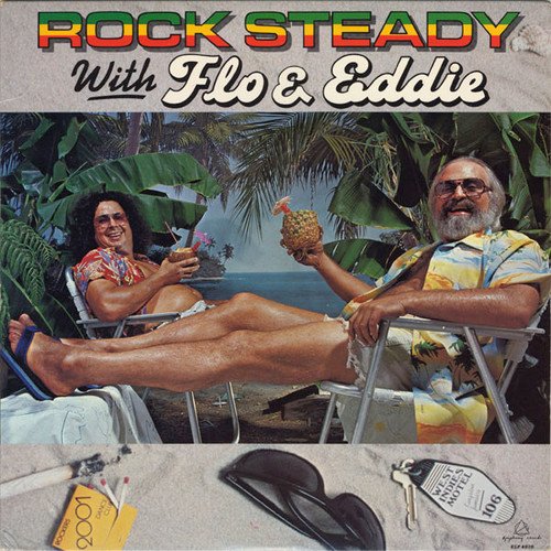 Flo & Eddie – Rock Steady With Flo & Eddie (LP used US 1981...Flo and Eddie tackle reggae VG+/VG+)