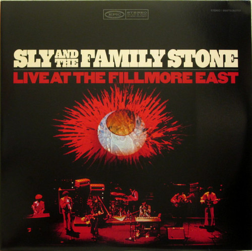 Sly And The Family Stone – Live At The Fillmore East  (2LPs used US 2015 in gatefold jacket in open shrink with hype sticker NM-/NM-)