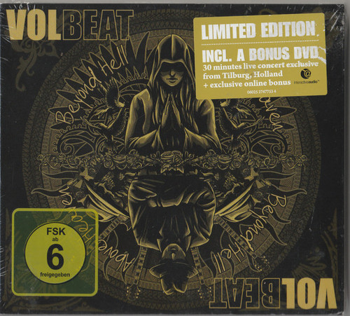 Volbeat – Beyond Hell / Above Heaven (CD + DVD used Europe VG+/VG+)