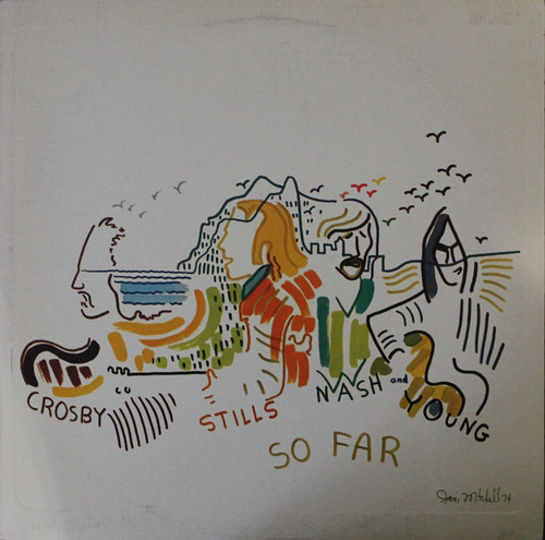 Crosby, Stills, Nash & Young – So Far  (LP used Canada compilation reissue VG+/VG+)
