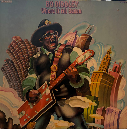 Bo Diddley - Where It All Began (1972 Canada, Hole punch, VG+/VG) 