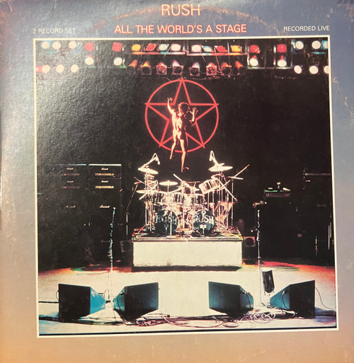 Rush - All the World’s a Stage (EX/VG) (1976, CAN, 2xLP)