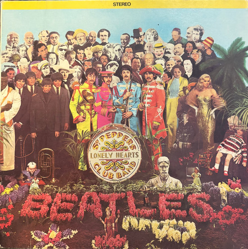The Beatles - Sgt. Pepper's Lonely Hearts Club Band (1980 Canada, Purple labels, Reissue, VG+/VG+)