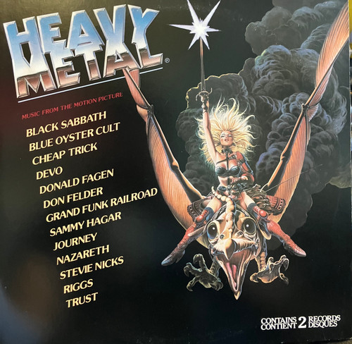 Various Artists - Heavy Metal (Music From The Motion Picture) (EX/VG+) (1981, CAN)