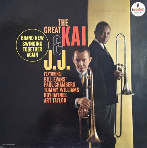 J.J. Johnson & Kai Winding – The Great Kai & J. J. (LP used Canada 1961 mono press in gatefold jacket from Impulse/Sparton VG+/VG+)
