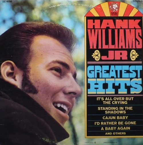 Hank Williams Jr – Hank Williams, Jr.'s Greatest Hits (LP used Canada 1969 compilation VG+/VG+)