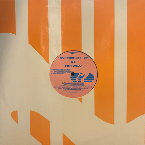 Fini Dolo - Summer At 57 EP (2001 UK, 12” single, VG+/VG+)