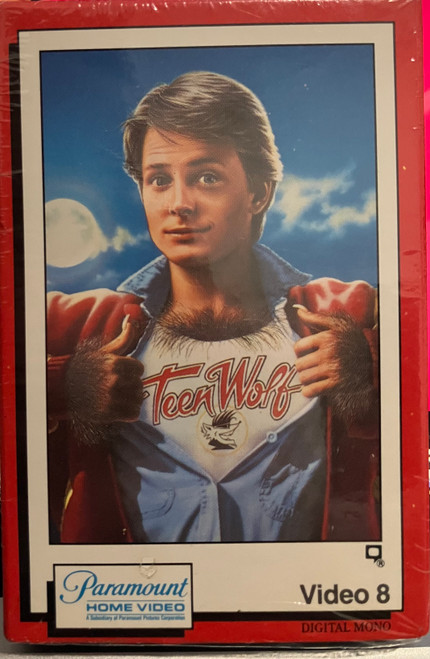 Teen Wolf (SEALED) Video 8 Digital Sound (8mm tape)