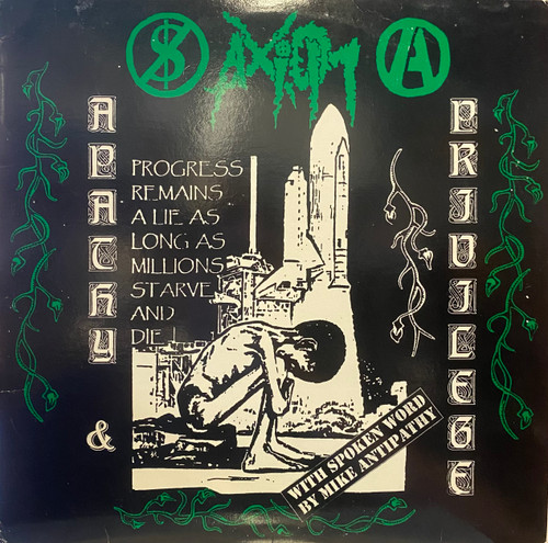 Axiom — Apathy & Privilege (US 2000, Green Vinyl, EX/VG+)