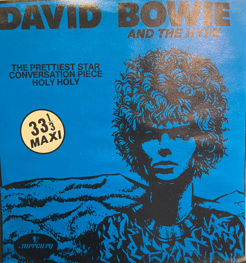 David Bowie & The Hype - The Prettiest Star EP (EX-/EX) (US, 1982, 7” Maxi Single, Unofficial Release)