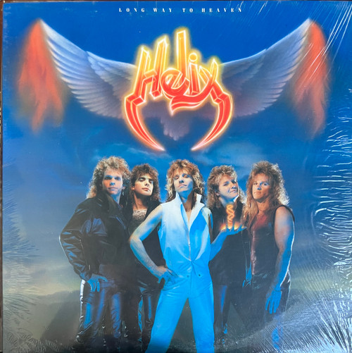 Helix - Long Way To Heaven (In-Shrink, EX/EX+) (1985, CAN)