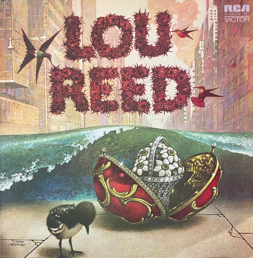 Lou Reed - Lou Reed (EX+/EX-) (UK, Early Reissue, Black Label)