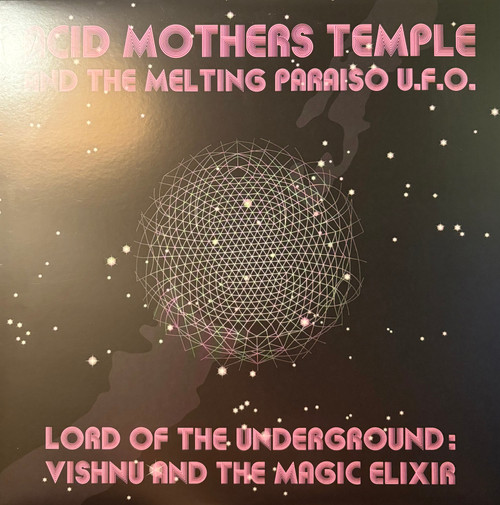 Acid Mothers Temple & The Melting Paraiso U.F.O. - Lord Of The Underground: Vishnu And The Magic Elixir (2009 US, Pink vinyl, NM/NM)