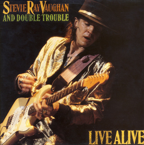 Stevie Ray Vaughan And Double Trouble – Live Alive (2LPs used Canada 1986 in gatefold NM-/VG+)