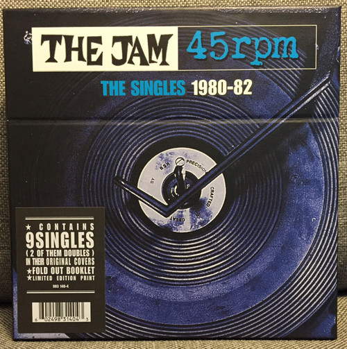 The Jam – The Singles 1980-82  (9 x 7 inch single box set used UK 2006 limited edition with booklet and print NM-/NM-)