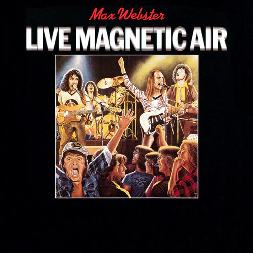 Max Webster – Live Magnetic Air (LP used Canada 1979 VG+/VG+)