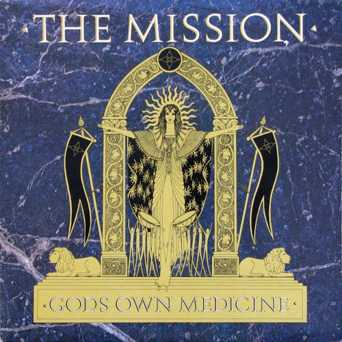 The Mission – God's Own Medicine (LP used Canada 1986 with ticket stub from the Spectrum in Montreal VG+/VG+)
