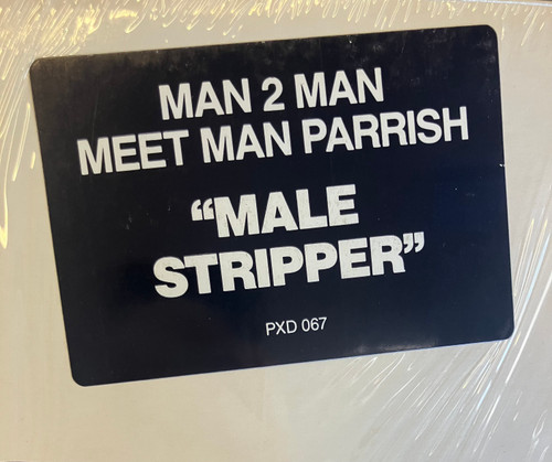 Man 2 Man / Man Parrish - Male Stripper (In-Shrink, EX/EX) (1986, CAN, 12” Single) - With hype sticker 