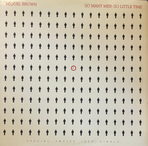 Miquel Brown - So Many Men - So Little Time (EX/VG+) (1984, CAN, 45RPM) - 12” Single