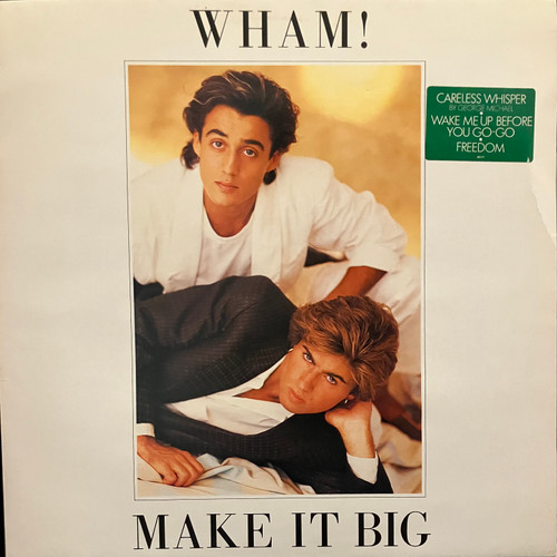 Wham! - Make It Big (EX-/VG+) (1984, EU) - With original inner sleeve, insert & hype sticker !