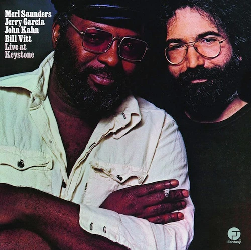 Merl Saunders, Jerry Garcia, John Kahn, Bill Vitt – Live At Keystone (2LPs used US 2012 reissue in gatefold jacket on rainbow purple marble vinyl NM-/VG+)