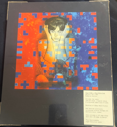 Paul McCartney -Tug of War (2015 SEALED Deluxe 3 CD + DVD Numbered Edition ) 