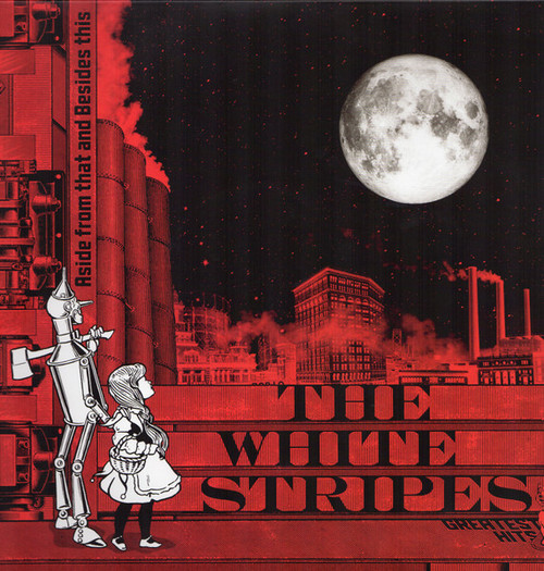 The White Stripes – Aside From That And Besides This: The White Stripes Greatest Hits  (3LPs used US 2020 Third Man Records vault package #46 on red, white and white with red and black splatter vinyl, fridge magnets, photos...in shipping box)