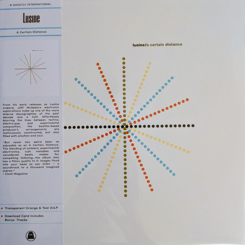 Lusine- A Certain Distance (Transparent Orange and Teal Vinyl)