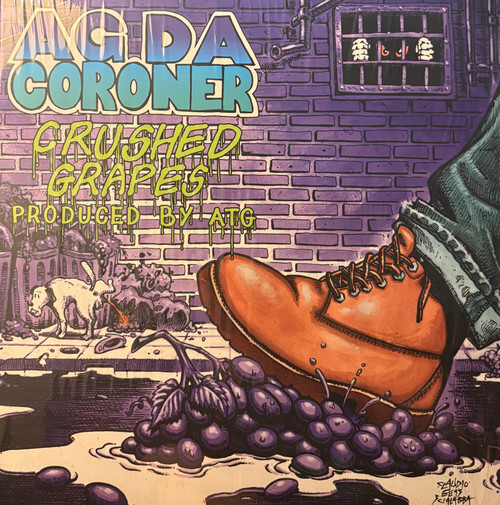 AG Da Coroner - Crushed Grapes (2020 Italy, Splatter vinyl, Numbered, In open shrink, NM/EX) 