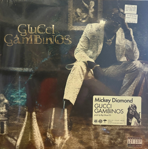 Mickey Diamond - Gucci Gambinos (2025 Netherlands, Numbered, 100 copies, Colour vinyl, SEALED)