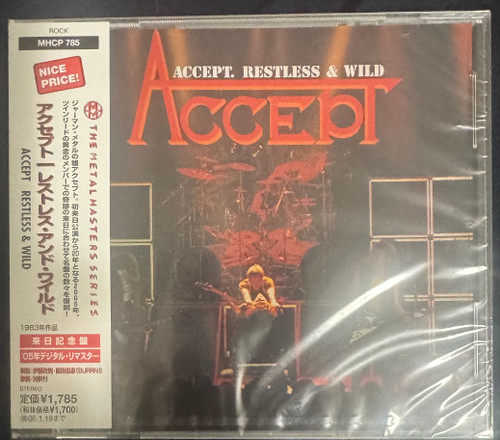 Accept - Accept Restless and Wild (2005 SEALED CD Japanese Import with OBI)