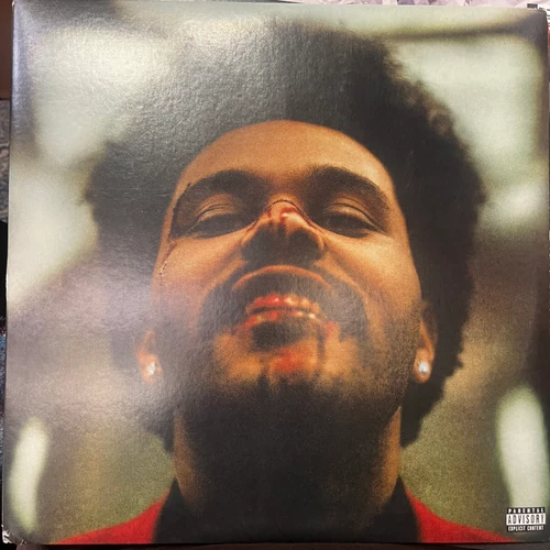 The Weeknd - After Hours (2020 Red With Black Splatter  - EX/VG+)