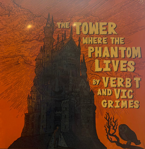 Verb. T & Vic Grimes - The Tower Where The Phantom Lives (2023 UK, White with blue splatter vinyl, In open shrink, NM/NM) 