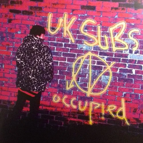 UK Subs – Occupied (LP used UK 2015 limited edition reissue on translucent red vinyl in gatefold jacket NM-/NM-)