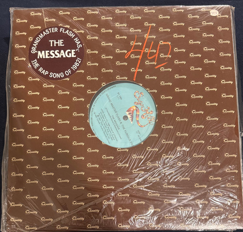 Grandmaster Flash and the Furious Five - The Message (1982 with Hype Sticker NM/NM)
