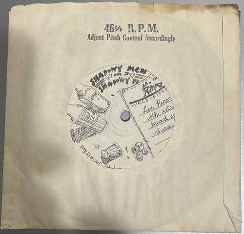 Shadowy Men on a Shadowy Planet - Live Record with Extra Bread and Cheese (1987 EX/VG 7”) 